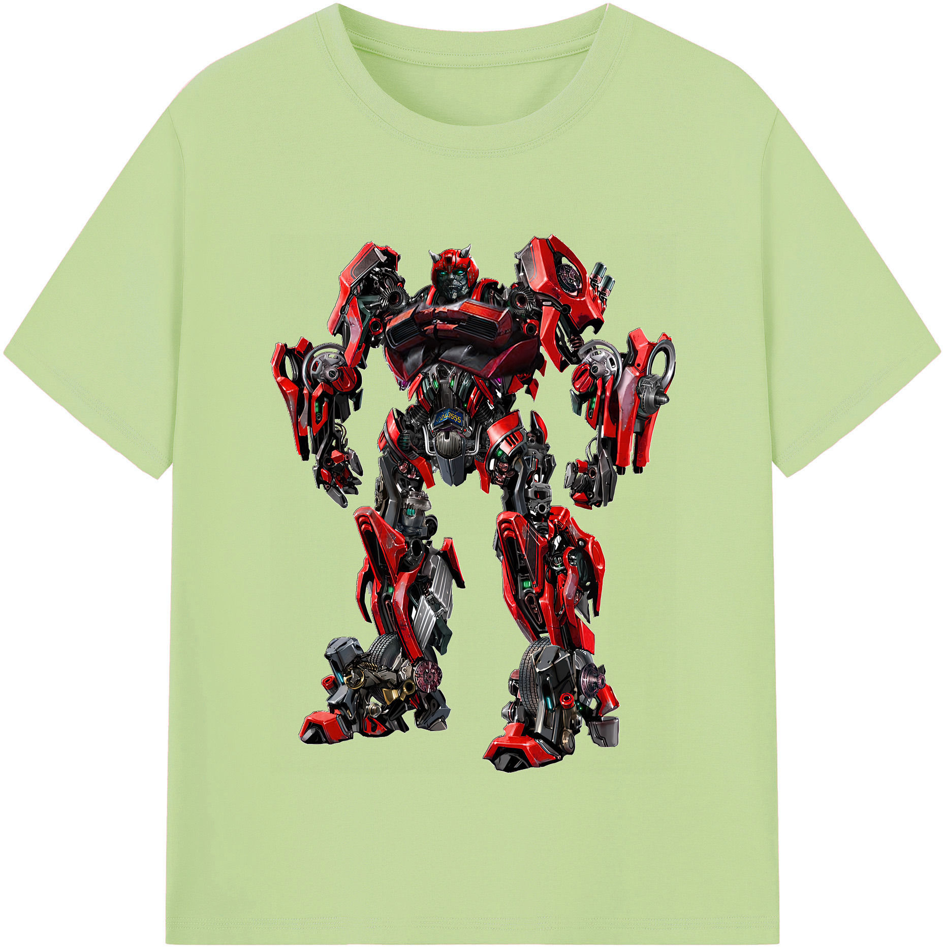 （画像用） Transformers トランスフォーマー 綿100％半袖Tシャツ（フロントプリント）